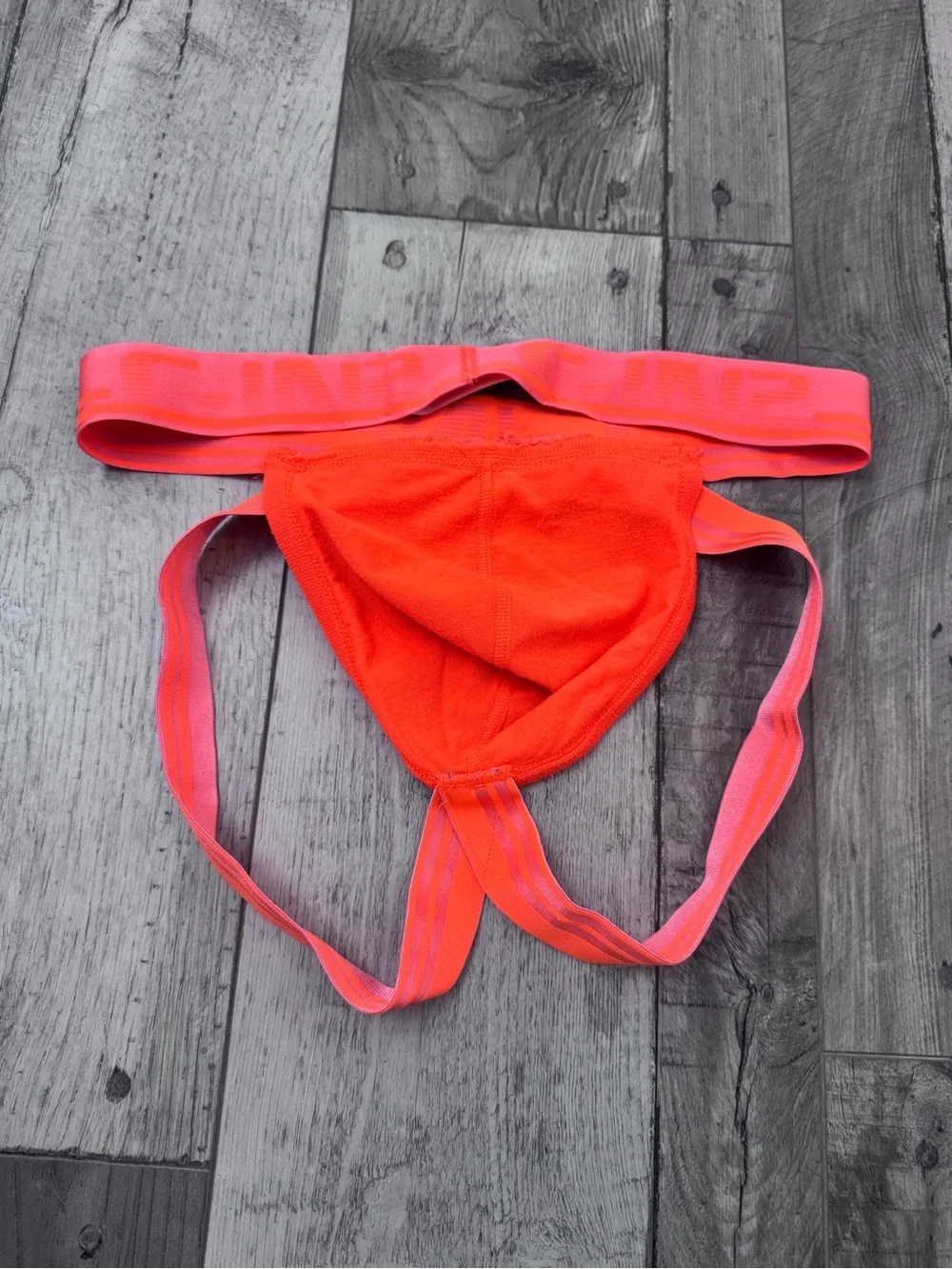C-IN2 men Ollie Orange Super bright Jock strap jockstraps underwear pouch XL